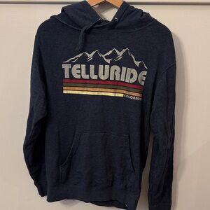 Telluride Graphic Navy Hoodie